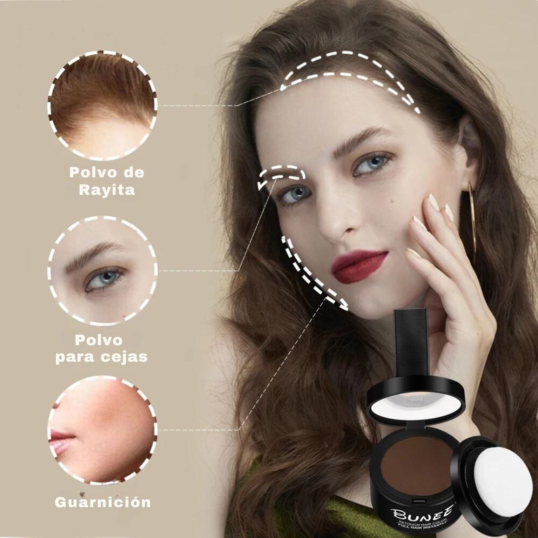 BuneeHair Boost―Incrementador de Pelo y Cubre Canas