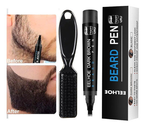 LÁPIZ MÁGICO CON CEPILLO PARA BARBA Y CEJAS