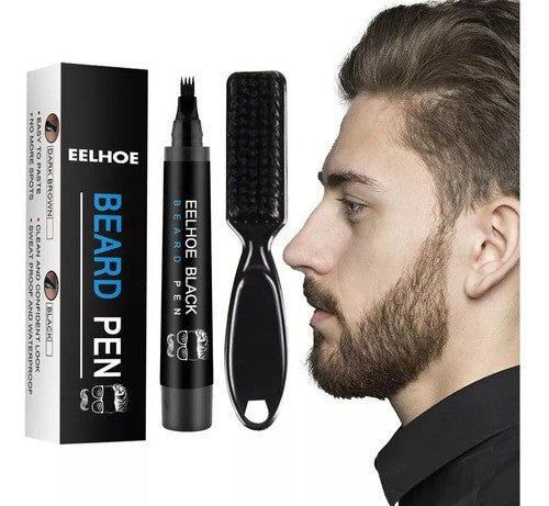 LÁPIZ MÁGICO CON CEPILLO PARA BARBA Y CEJAS