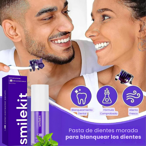Smilekit espuma morada blanqueadora