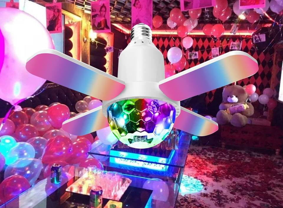Ilumina tu Fiesta con la Bombilla LED de Colores y Sonido - Paguealrecibir.com