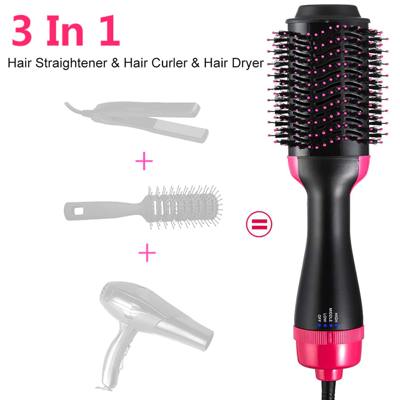 CEPILLO SECADOR DE AIRE CALIENTE PARA CABELLO ONE STEP - Super Ofertas
