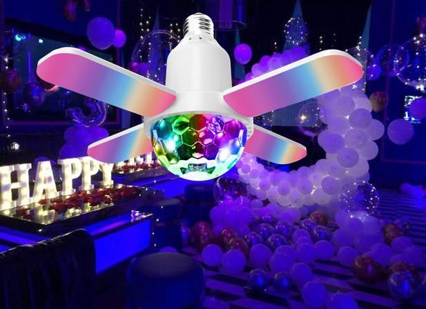 Ilumina tu Fiesta con la Bombilla LED de Colores y Sonido - Paguealrecibir.com