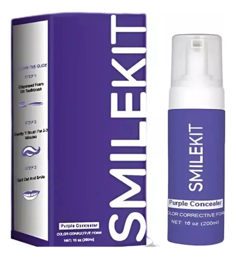 Smilekit espuma morada blanqueadora
