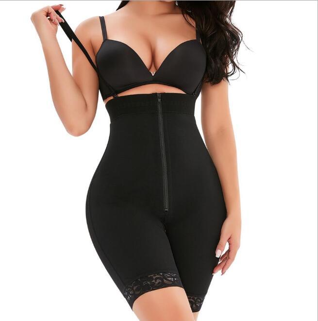 Faja Short Media Pierna Cierre Abdominal