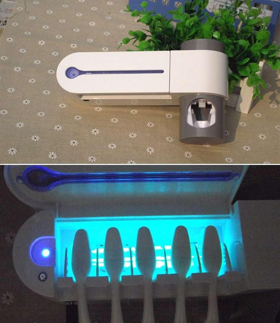 Dispensador Automático +Desinfectante UV - Super Ofertas
