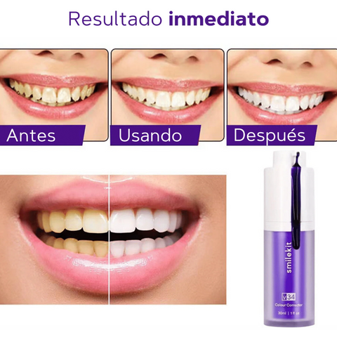 Smilekit espuma morada blanqueadora