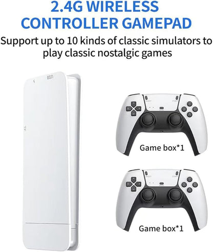 Consola de Juegos Retro M15 4K Pro + 2 Controles Inalámbricos