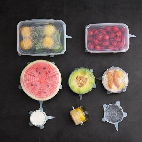 Tapas Elásticas de Silicona x6 Unidades - ToqueModerno