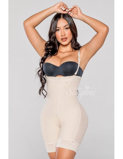 Faja Short Media Pierna Cierre Abdominal