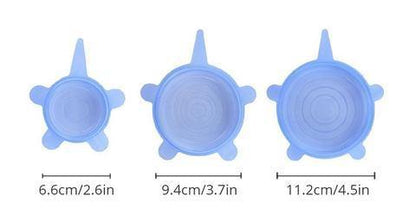 Tapas Elásticas de Silicona x6 Unidades - ToqueModerno